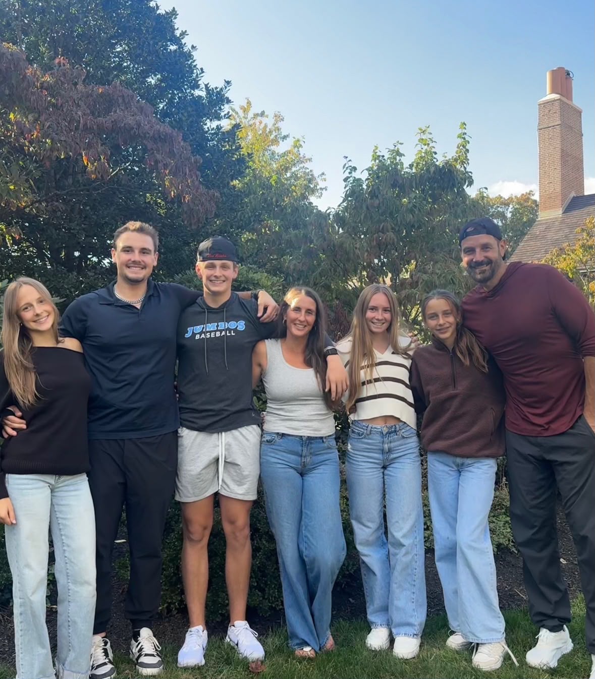 The Meccage family together